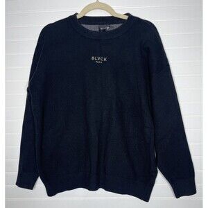 Blvck Paris Logo Pullover Sweatshirt Sweater Men Size XS Cashmere Blend